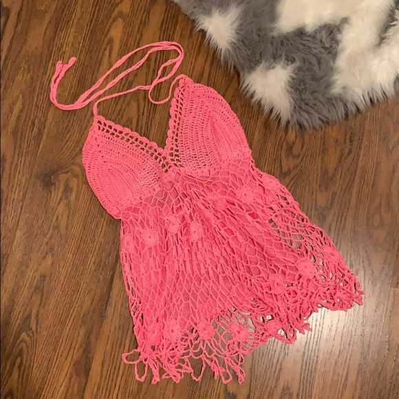 Handmade knit halter top - Picture 8 of 8